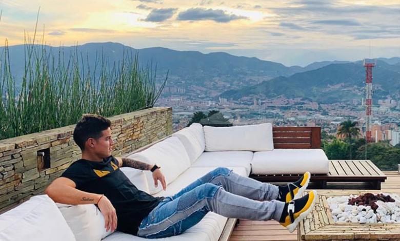 James Rodríguez en Medellín