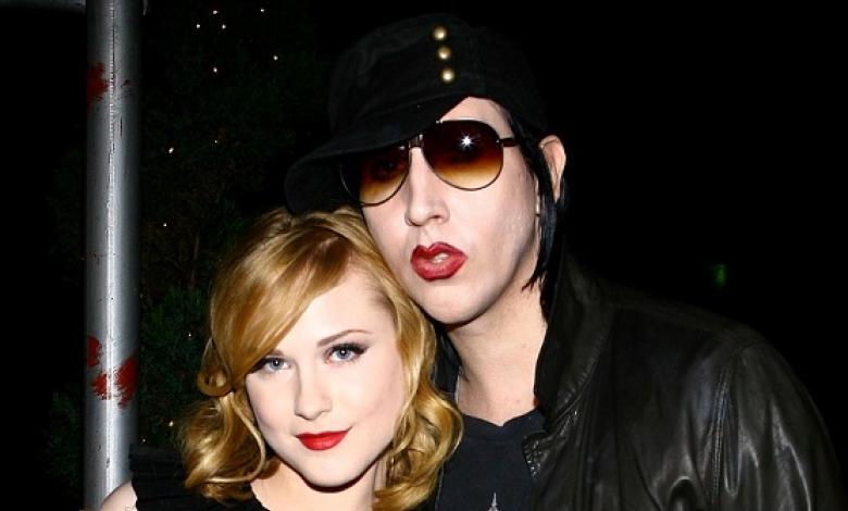 Evan Rachel Wood y Marilyn Manson