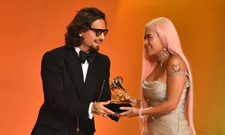 Karol G y Maluma premios Grammy 2024