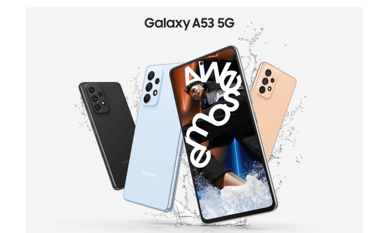 Varios celulares del Samsung A53