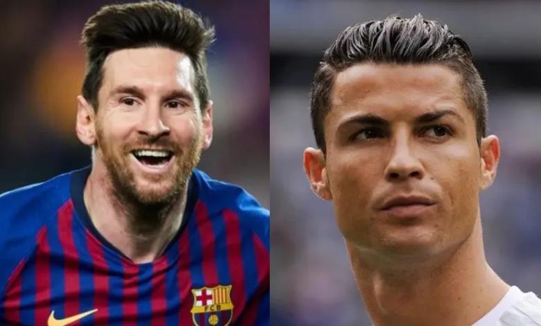 Messi y Cristiano Ronaldo