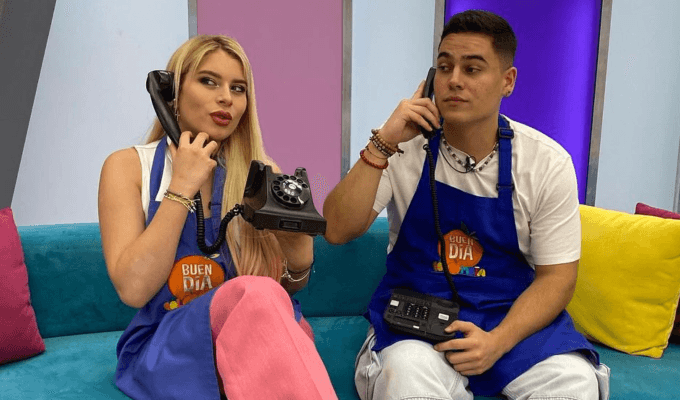 Ornella Sierra y Miguel Bueno en 'La casa de los famosos Colombia'