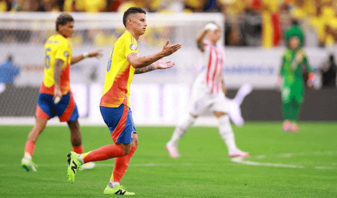 Colombia vs Paraguay en Copa América