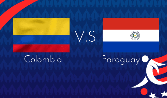 Colombia vs Paraguay en la Copa América