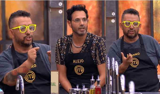 Alejandro Estrada y Franko Bonilla en 'MasterChef Celebrity'