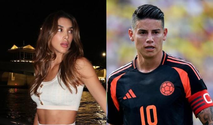 Daniela Ospina y James Rodríguez