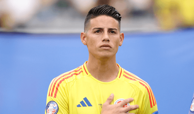 James Rodríguez en la Copa América