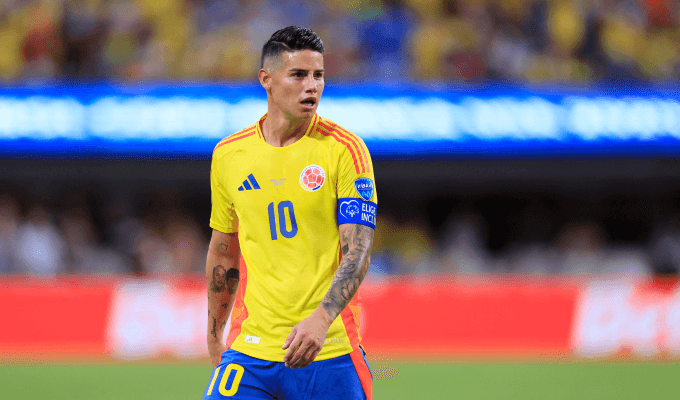 James Rodríguez en la Copa América