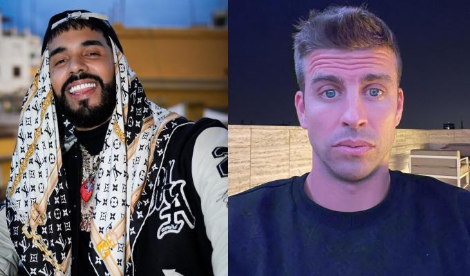 Anuel AA y Gerard Piqué 