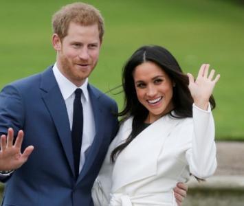 príncipe Enrique y su esposa, Meghan Markle