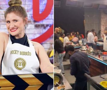 Vicky Berrio  mostró detrás de cámaras de MasterChef Celebrity