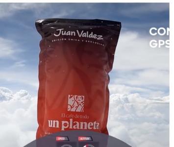 Juan Valdez llega al espacio