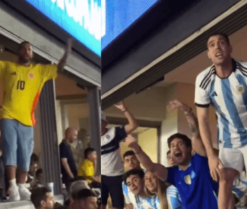 Maluma en la final de la Copa América