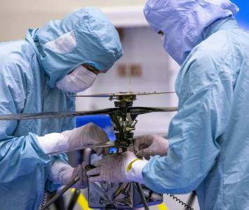 Helicópero Ingenuity de la NASA que volará en Marte